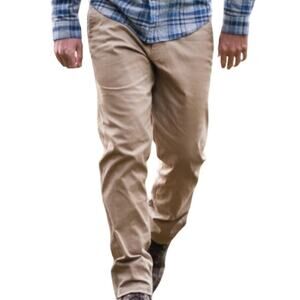 Mountain Khakis Teton Twill Pant Classic Western Outdoor Casual Gray Waist 35x30